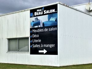 Enseigne panneau MON BEAU SALON