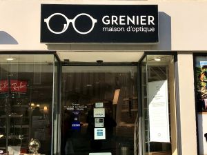 Enseigne panneau GRENIER MAISON D'OPTIQUE