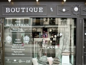 Enseigne panneau BOUTIQUE 