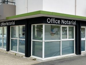 Enseigne lettres découpées OFFICE NOTARIAL