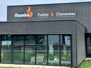 Enseigne lettres découpées FLAMKÖ